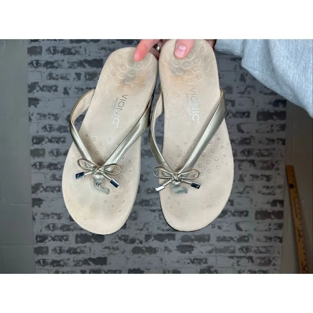 Vionic | women flip flop sandals with bows